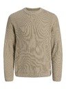 Jack & Jones Moska pleten pulover moonbeam