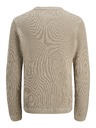 Jack & Jones Moska pleten pulover moonbeam