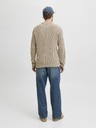 Jack & Jones Moska pleten pulover moonbeam