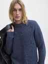 Jack & Jones Moska pleten pulover sky captain