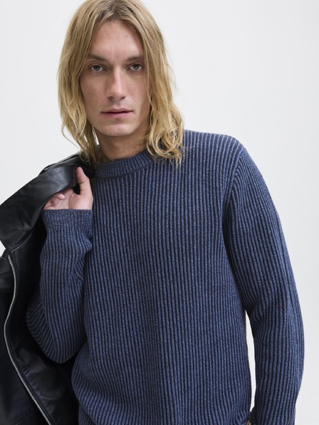 Jack & Jones Moska pleten pulover sky captain