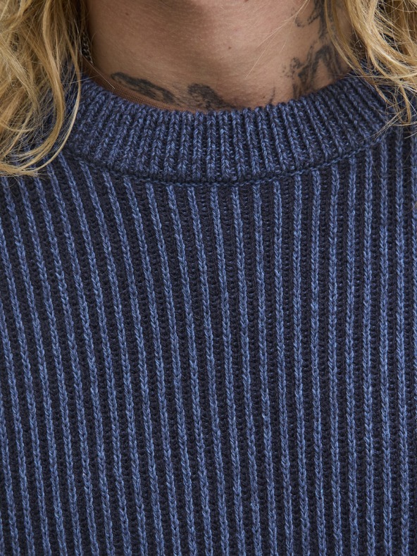 Jack & Jones Moska pleten pulover sky captain