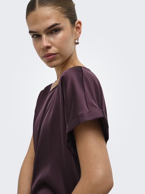 Jacqueline de Yong Vinsko rdeča ženska bluza FIFI