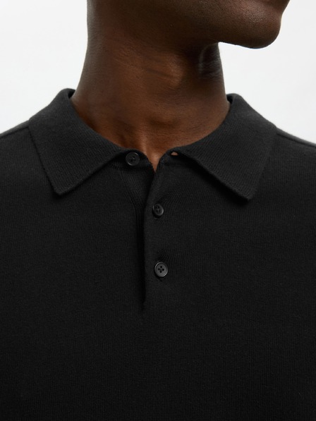 SELECTED Moška polo majica SELECTED črna