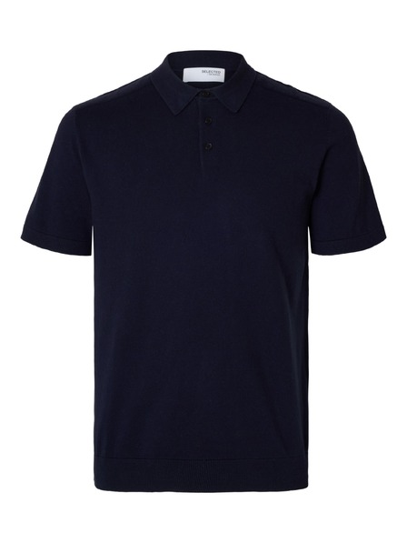 SELECTED Moško polo majico SELECTED modro