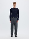 SELECTED Moški merino pulover navy blazer