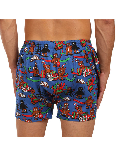 Styx Moške kratke hlače Styx art klasičen gumi Božič medenjaki