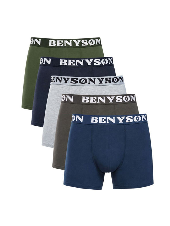 Benysøn Komplet petih - moške boksarke Benysøn večbarvne
