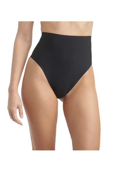 Bellinda INVISIBLE SILHOUETTE MID WAIST THONG - Ženske oblikovalne tange na srednji pasu - črne