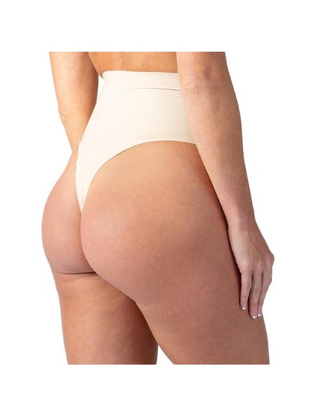 Bellinda INVISIBLE SILHOUETTE MID WAIST THONG - Ženske oblikovalne tange na srednji pasu - telesne barve