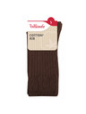 Bellinda COTTON RIB SOCKS - Ženske bombažne nogavice - rjava