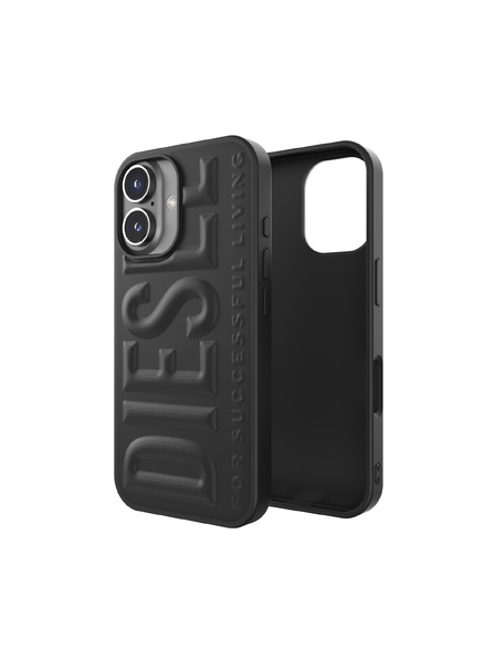 Diesel Diesel 3D zaščita za iPhone 16 Biscotto črna 60209