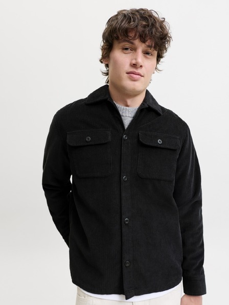 Jack & Jones Žametna srajca črna