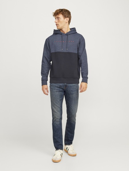 Jack & Jones JJICLARK modre moske regular fit kavbojke
