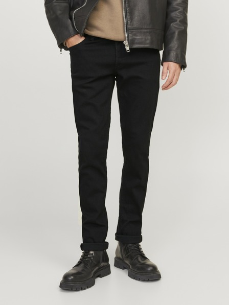 Jack & Jones Slimfit Kavbojke JJIGlenn JJOriginal črne