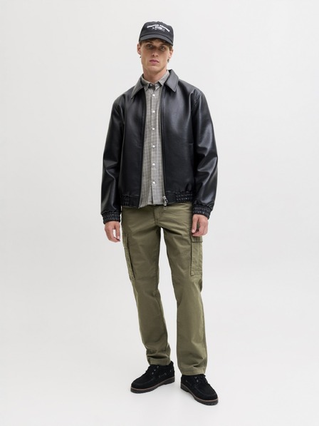 Jack & Jones Moške kargo hlače olive night