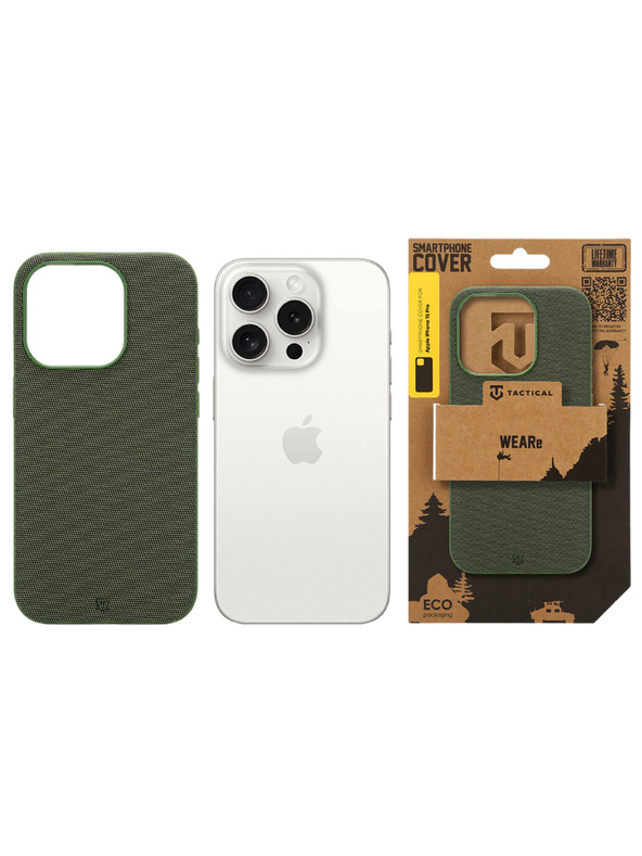 Tactical Tactical MagForce WEARe Ohišče za Apple iPhone 15 Pro Forest Green