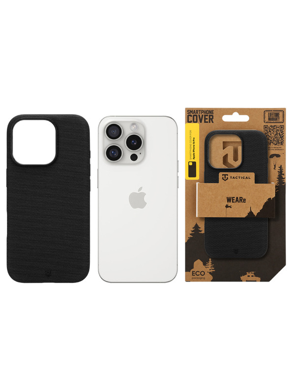 Tactical Tactical MagForce WEARe Ohišče za Apple iPhone 16 Pro Black