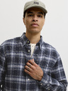 Jack & Jones Flanelna kostkasta moška srajca navy