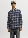 Jack & Jones Flanelna kostkasta moška srajca navy