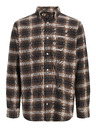 Jack & Jones Flanelna kostkasta moška srajca rjava