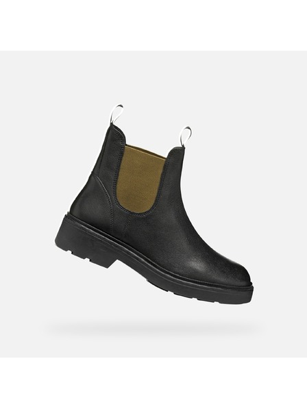 Geox Črna ženska gležnjarska obutev Geox Swelen