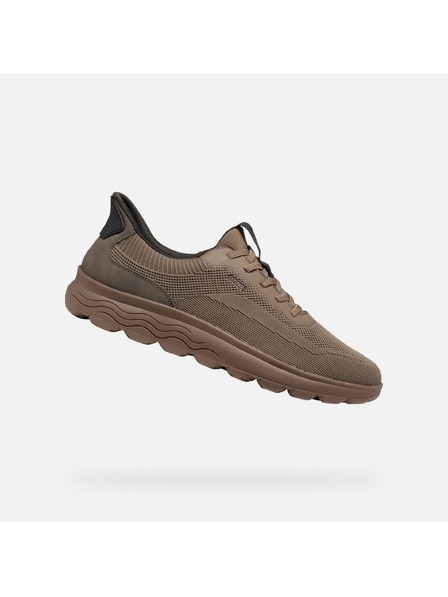 Geox Temno rjave moške superge Geox Spherica Plus