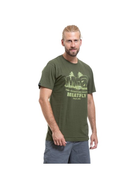 Meatfly Meatfly moški t-shirt Adventure Olive