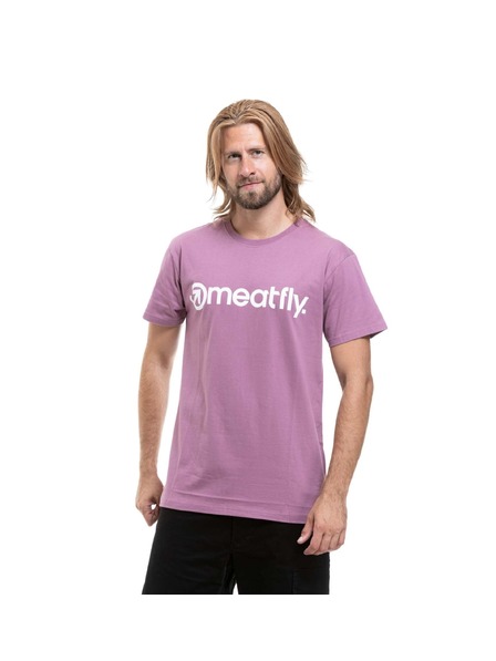 Meatfly Meatfly moški t-shirt MF Logo Dusty Orchid