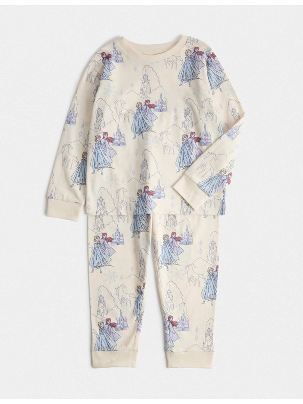 Marks & Spencer Pižama Disney Ledeno kraljestvo™ (1–8 let) Marks & Spencer smetanova