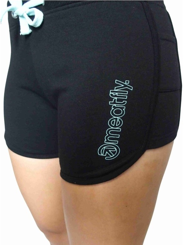 Meatfly Meatfly ženske trenirke krajše Nea Black / Mint