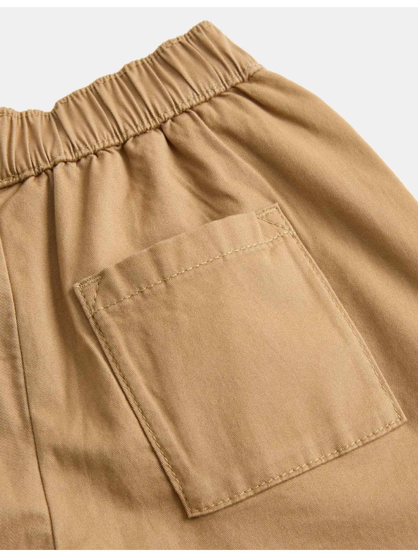 Marks & Spencer Tkanice hlače s balonastimi nogavicami z visokim deležem bombaža (2–8 let) Marks & Spencer rjava