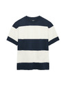 Marks & Spencer Premijumske nadmernih prugastih majic Marks & Spencer mornarsko modra