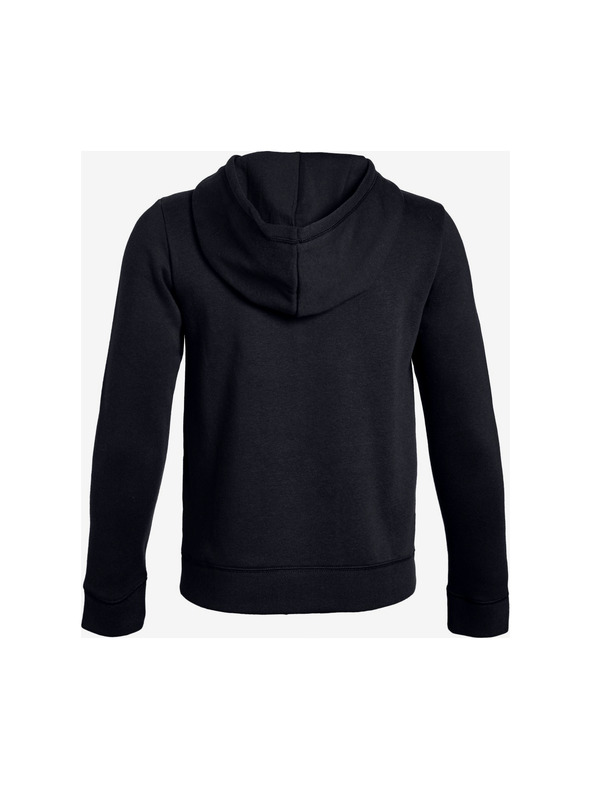 Under Armour Deški pulover Under Armour EU Cotton Fleece Full Zip-BLK